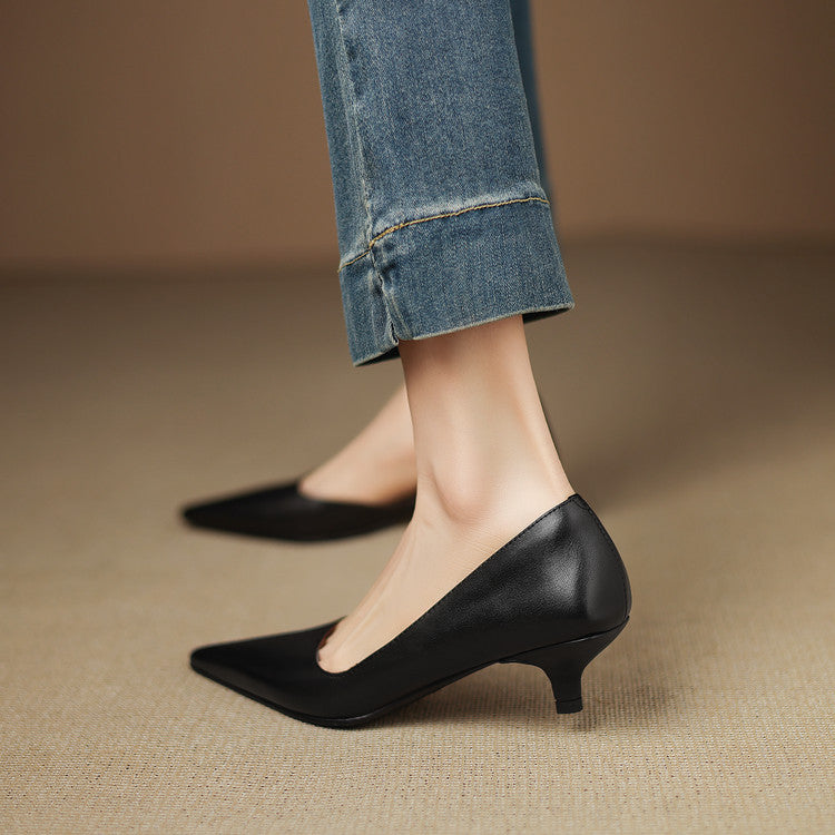 Anna-Berg | Leather Heels