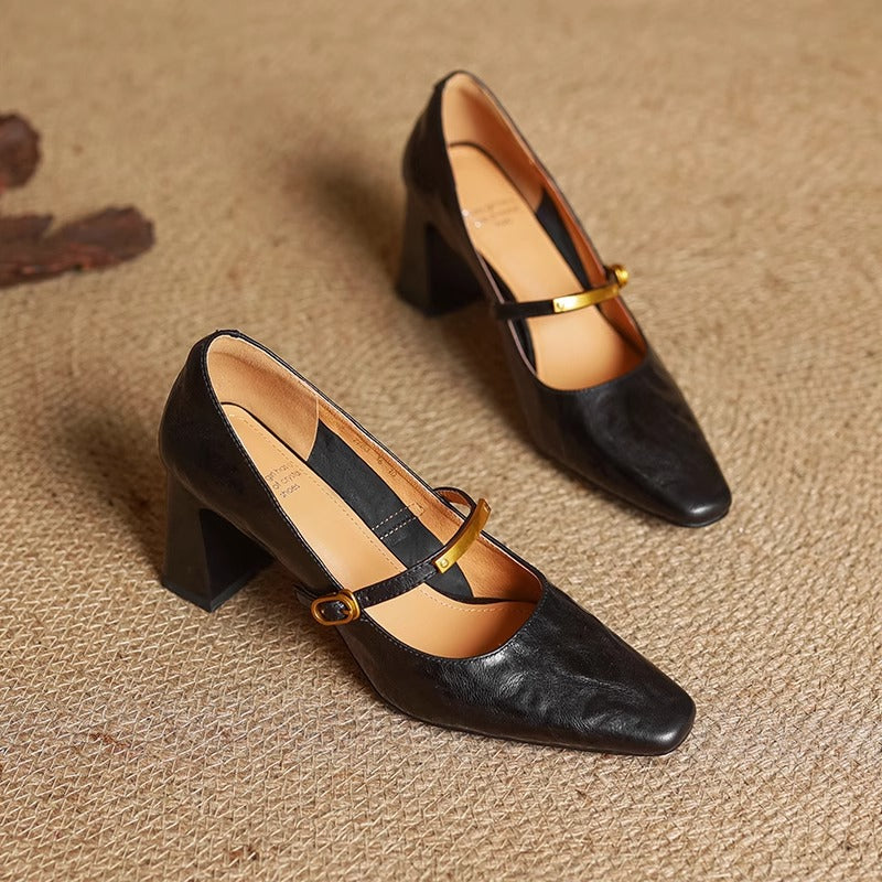 Anna-Berg | Genuine Leather Heels