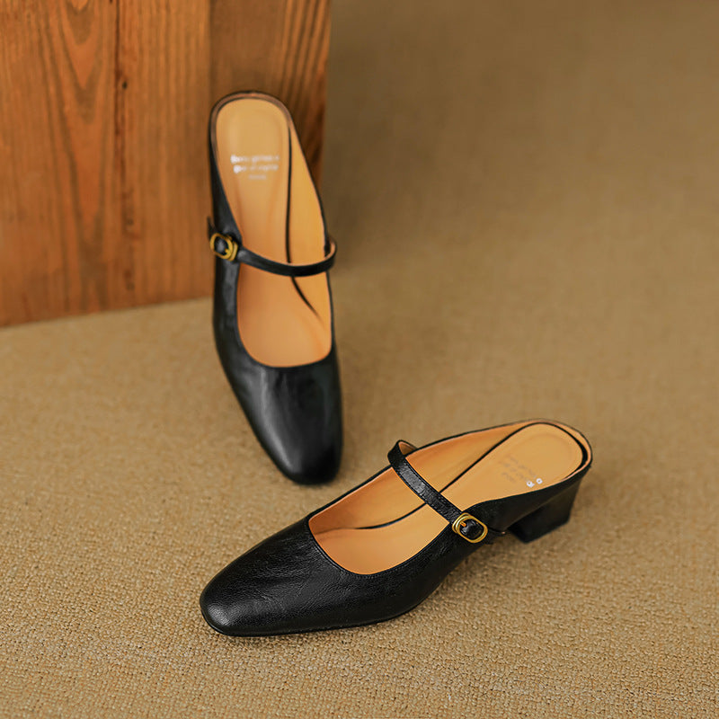 Anna-Berg | Genuine Leather Mules