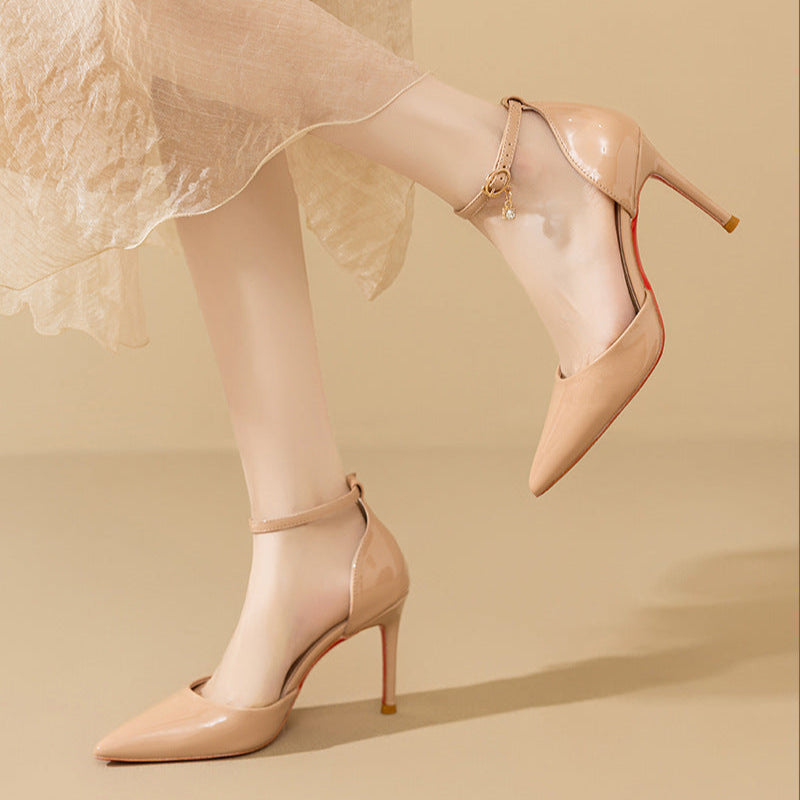 Anna-Berg | Elegant Pointed Toe Heels in Leather