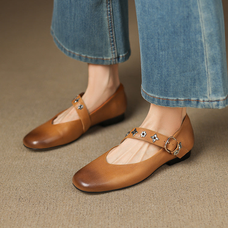 Anna-Berg | Genuine Leather Flats