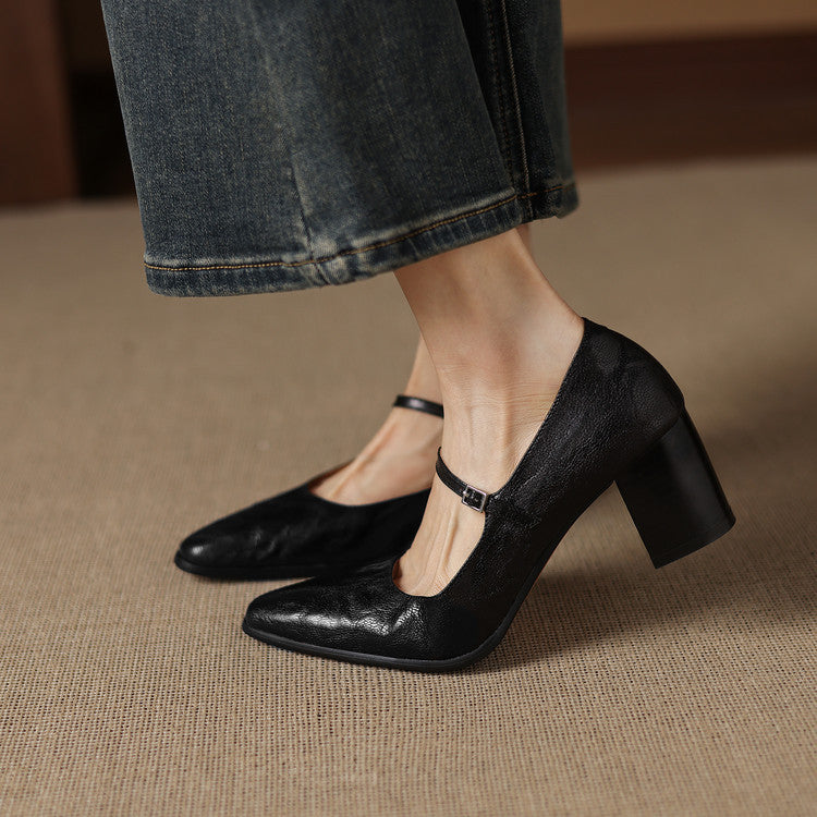 Anna-Berg | Genuine Leather Heels