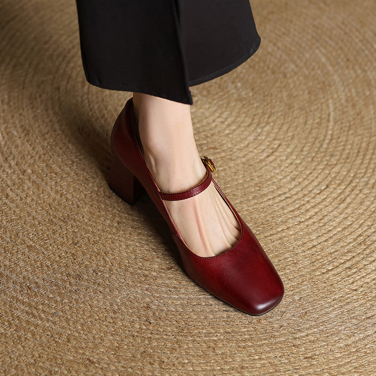 Anna-Berg | Genuine Leather Heels