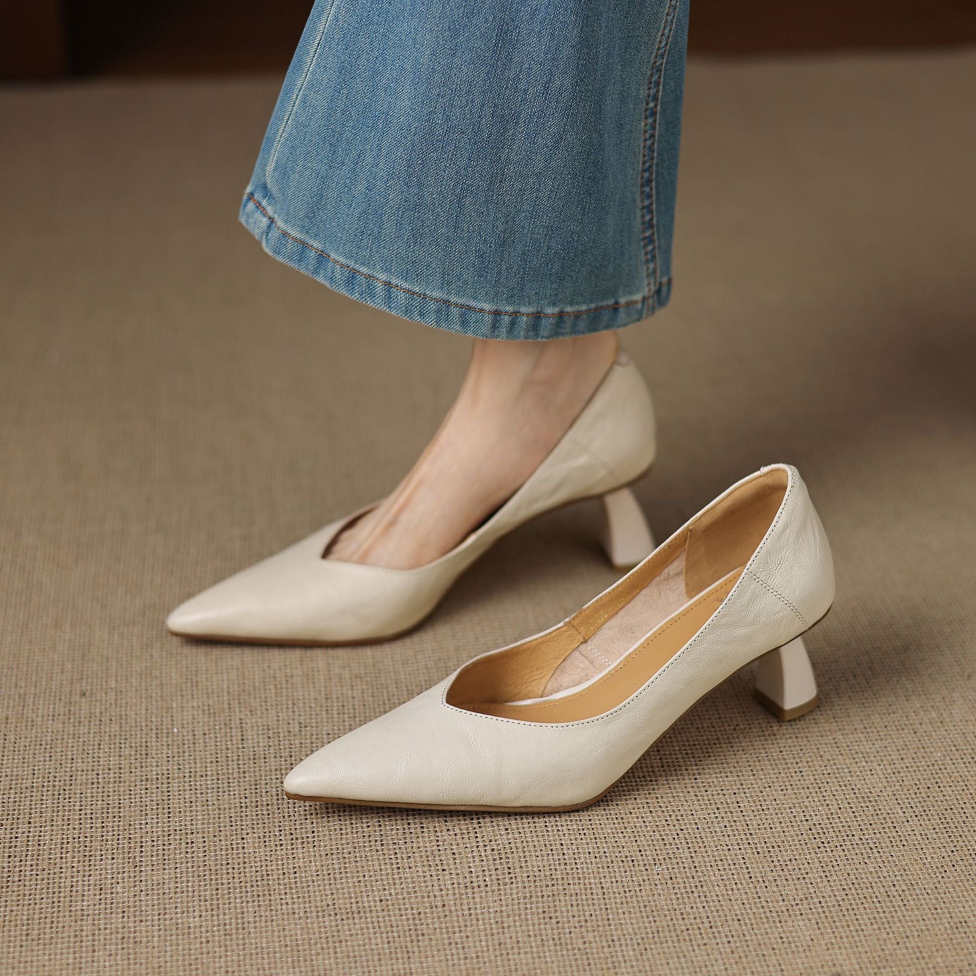 Anna-Berg | Genuine Leather Heels