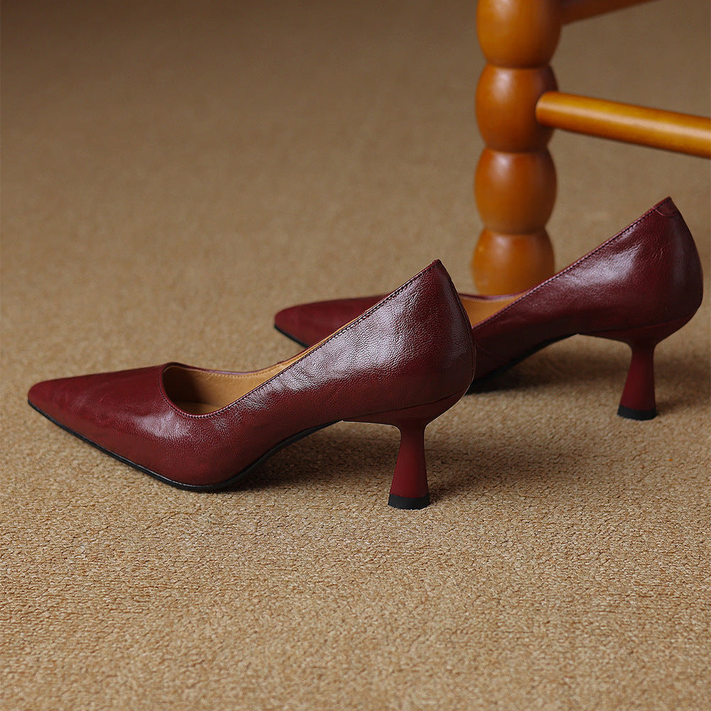 Anna-Berg | Genuine Leather Heels