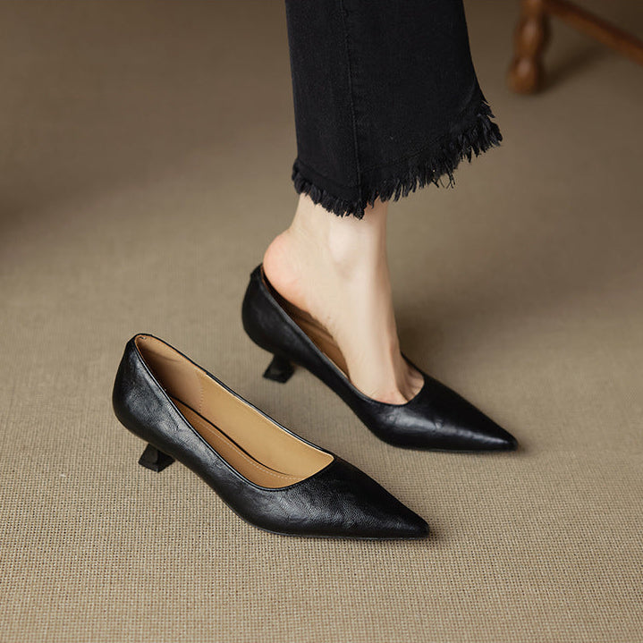 Anna-Berg | Genuine Leather Heels
