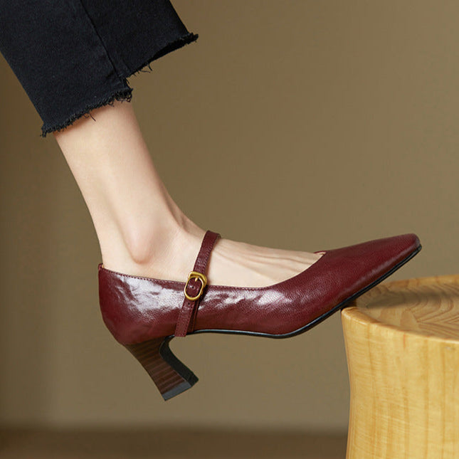 Anna-Berg | Genuine Leather Heels