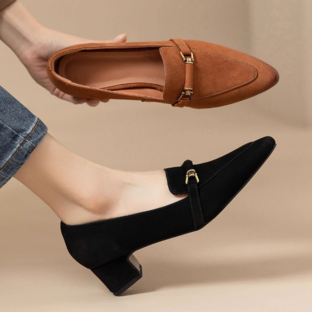 Anna-Berg | Classic Leather Heels