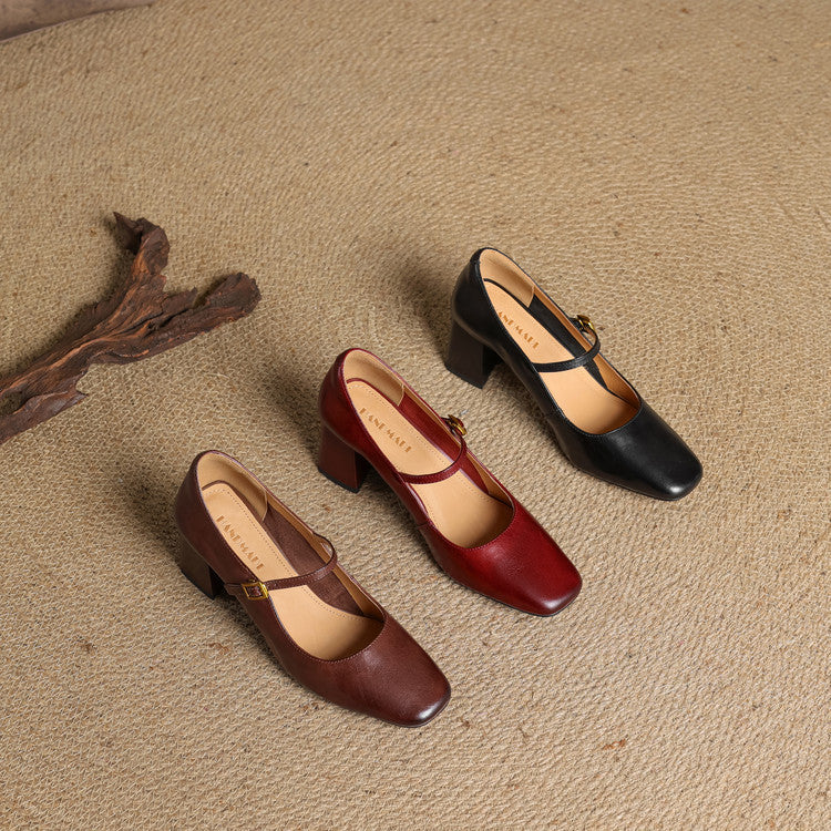 Anna-Berg | Genuine Leather Heels