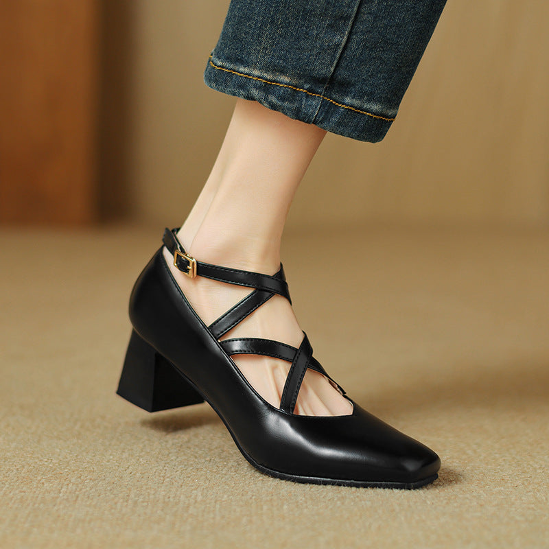 Anna-Berg | Leather Heels