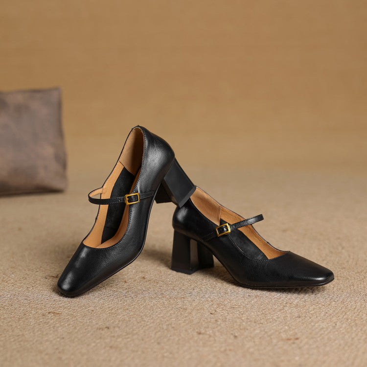 Anna-Berg | Genuine Leather Heels