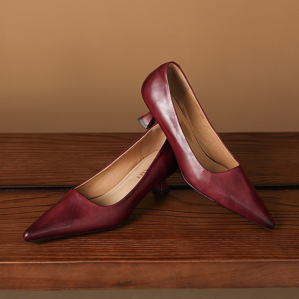 Anna-Berg | Genuine Leather Heels