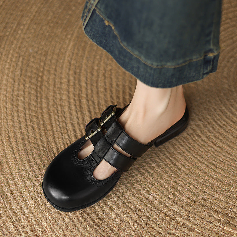 Anna-Berg | Leather Mules