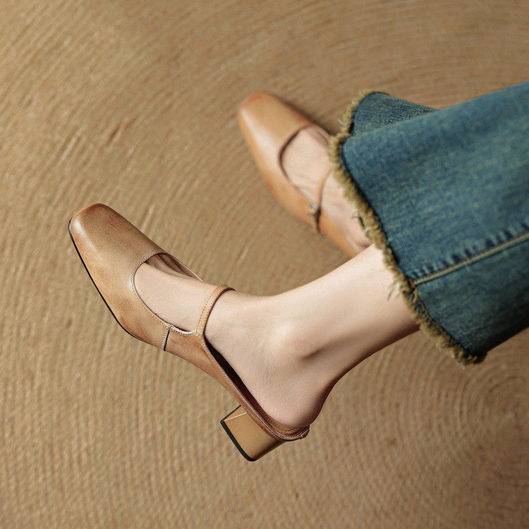 Anna-Berg | Genuine Leather Mules