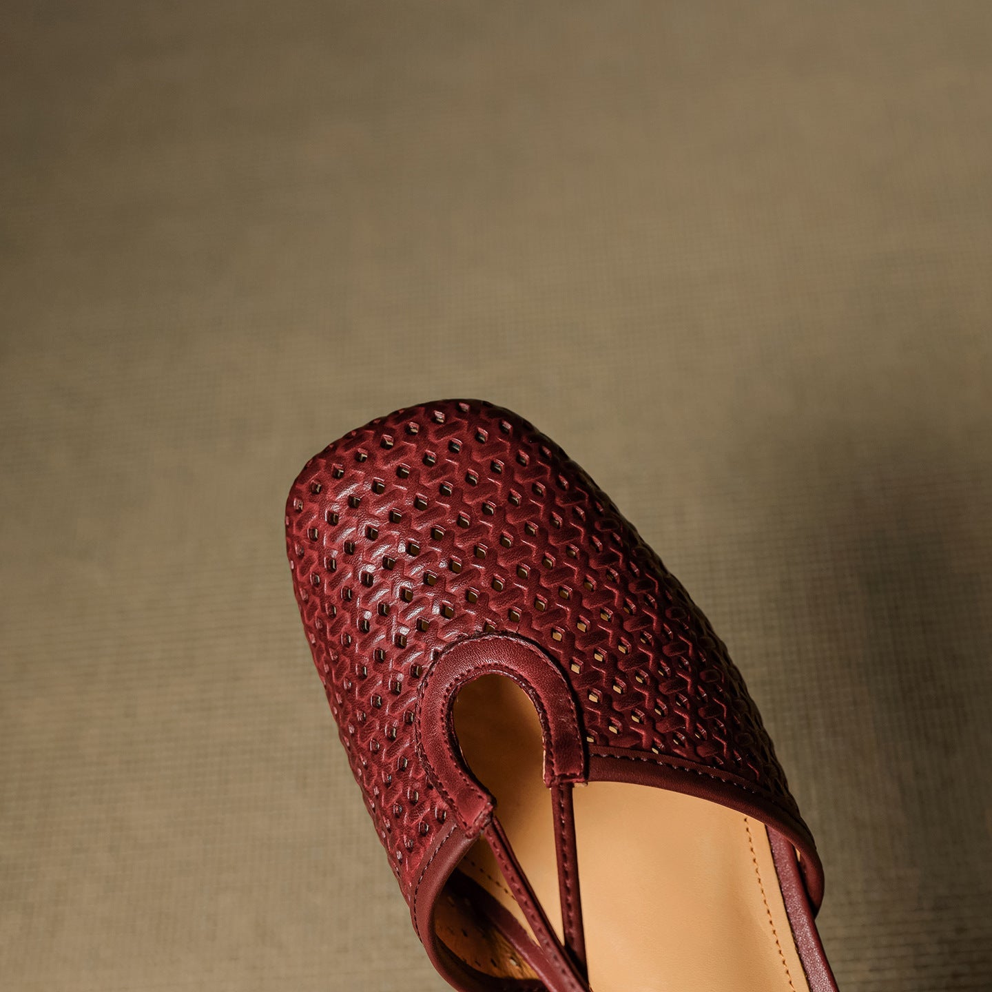 Anna-Berg | Genuine Leather Slingback Heels