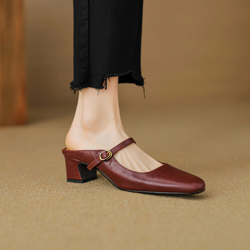 Anna-Berg | Genuine Leather Mules