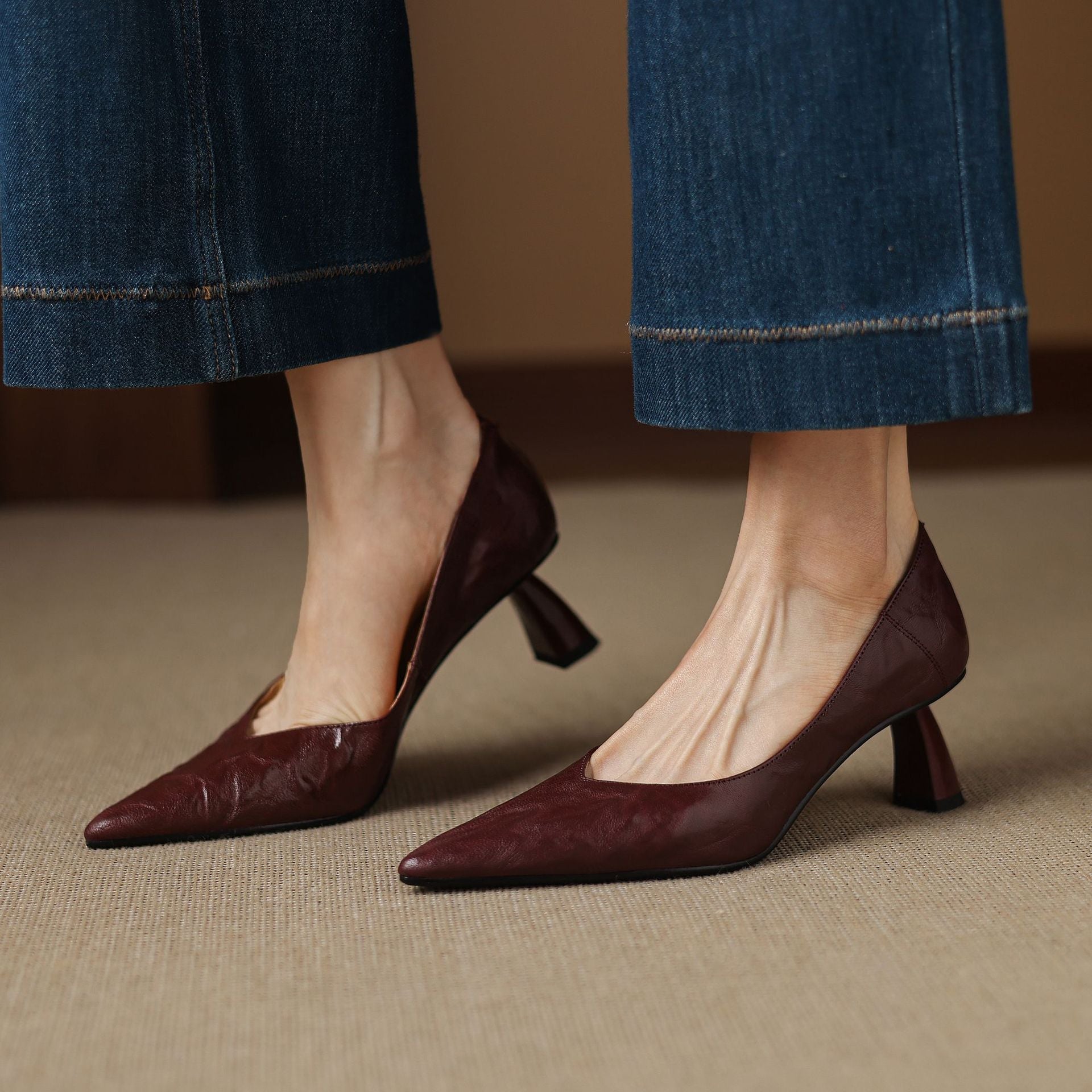 Anna-Berg | Genuine Leather Heels