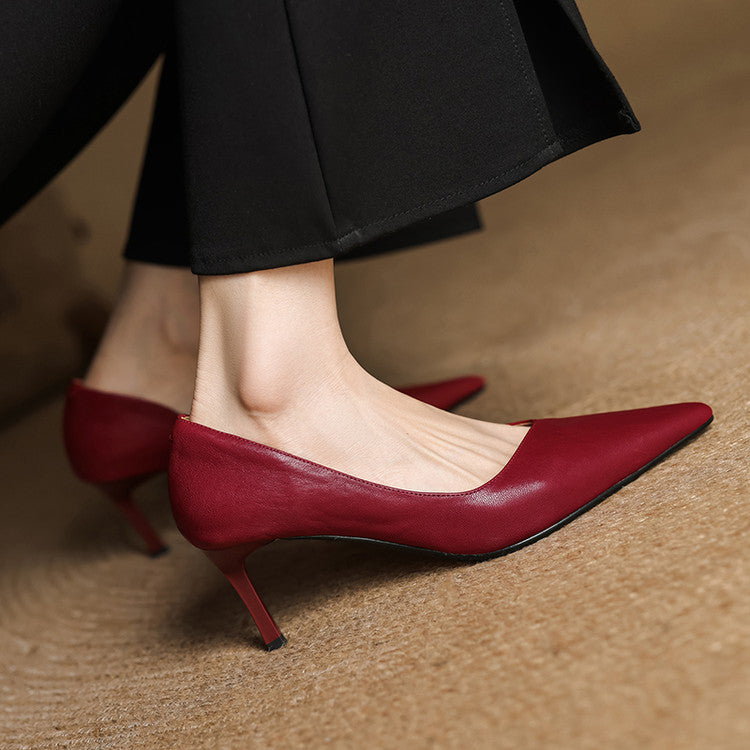 Anna-Berg | Genuine Leather Heels