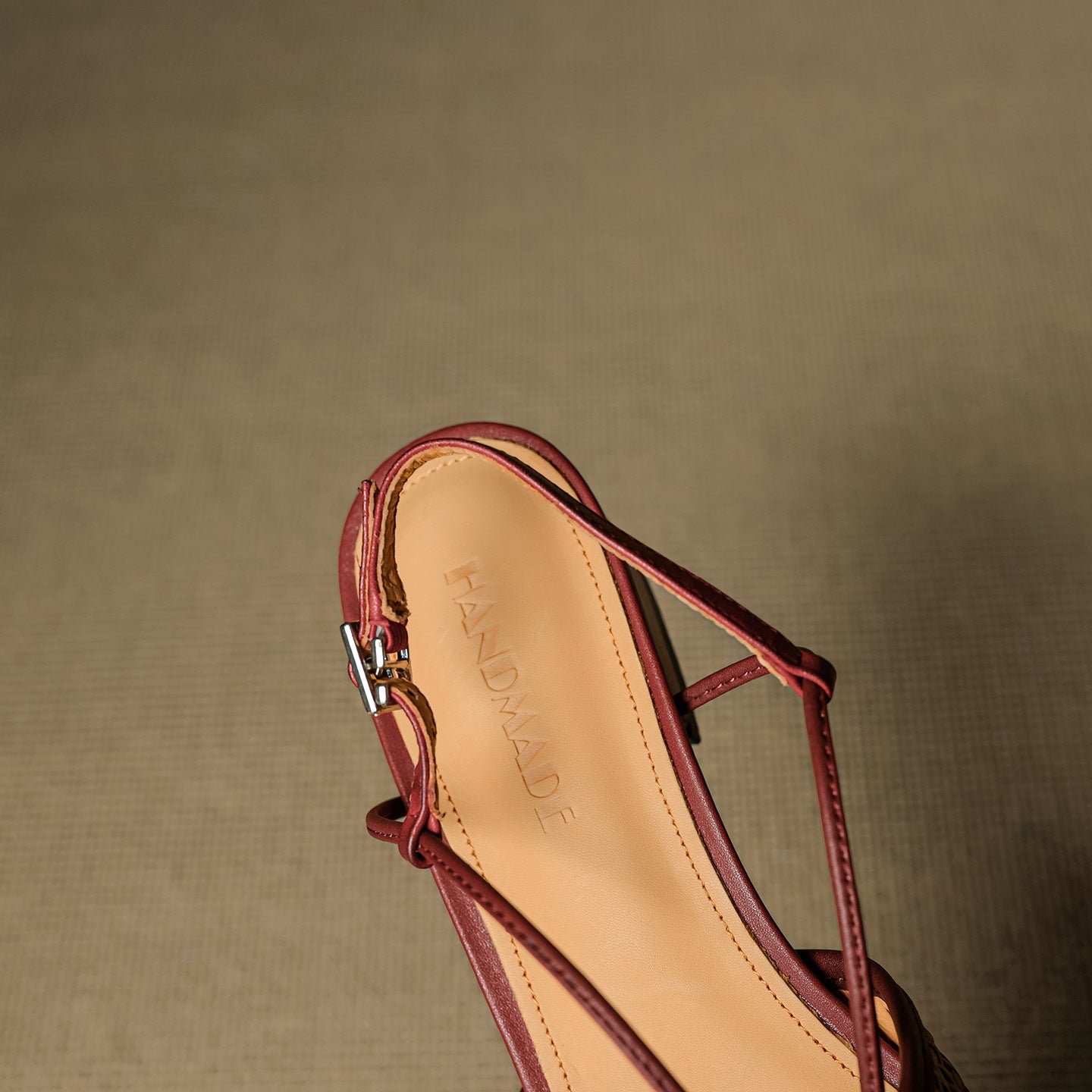 Anna-Berg | Genuine Leather Slingback Heels