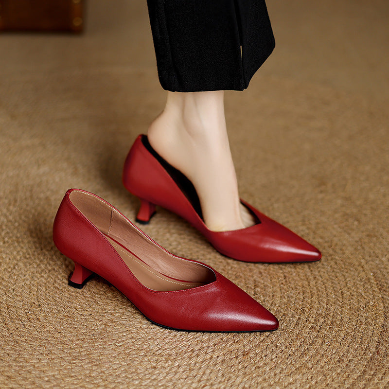 Anna-Berg | Genuine Leather Heels