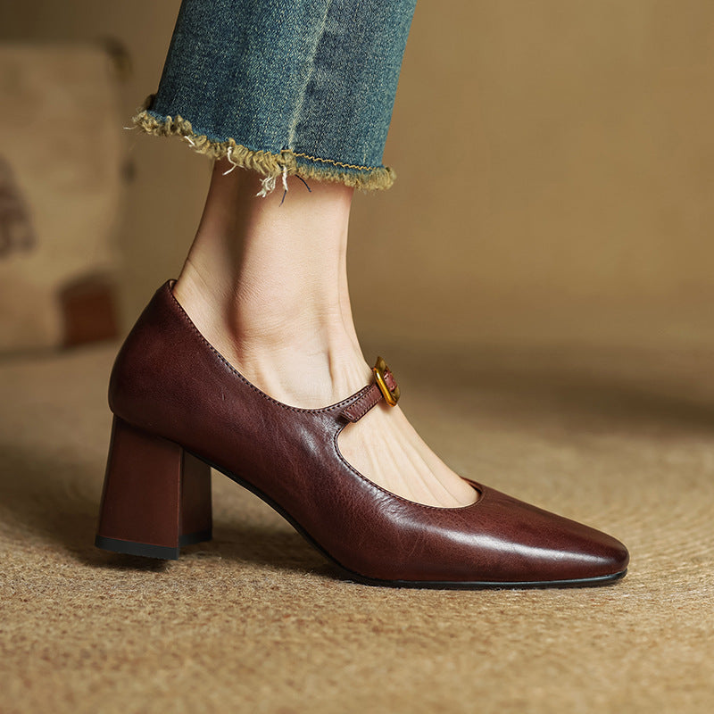 Anna-Berg | Genuine Leather Heels