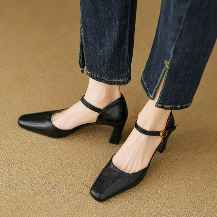Anna-Berg | Genuine Leather Heels