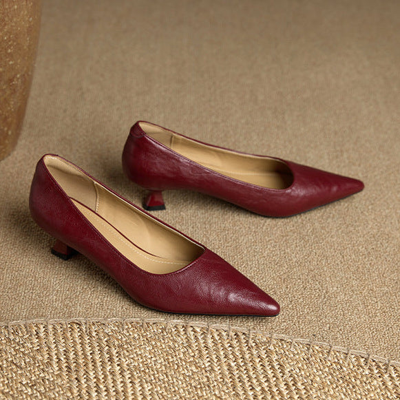 Anna-Berg | Genuine Leather Heels