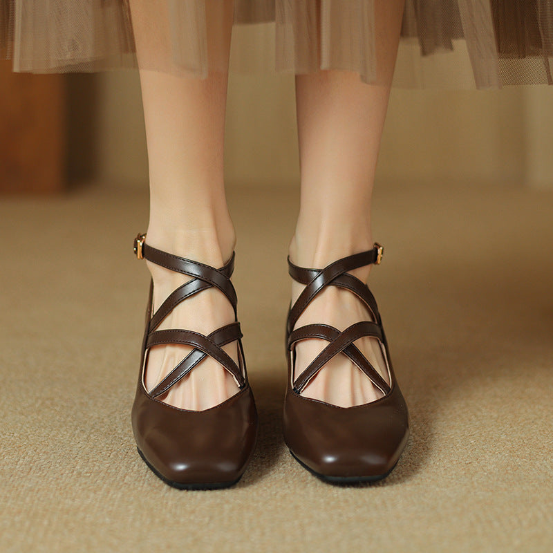 Anna-Berg | Leather Heels