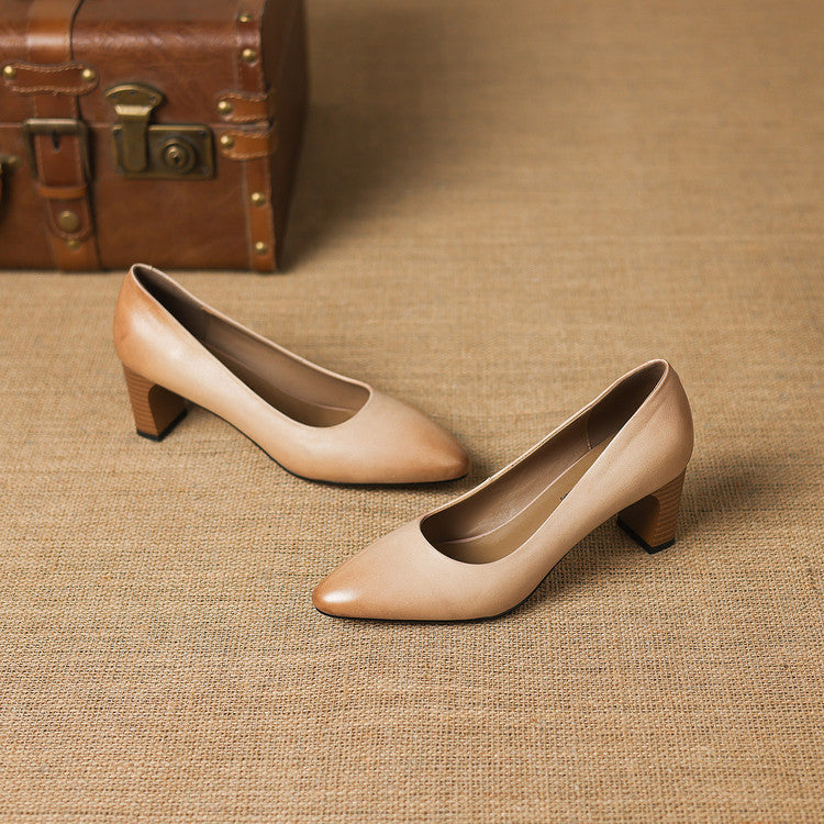 Anna-Berg | Genuine Leather Heels