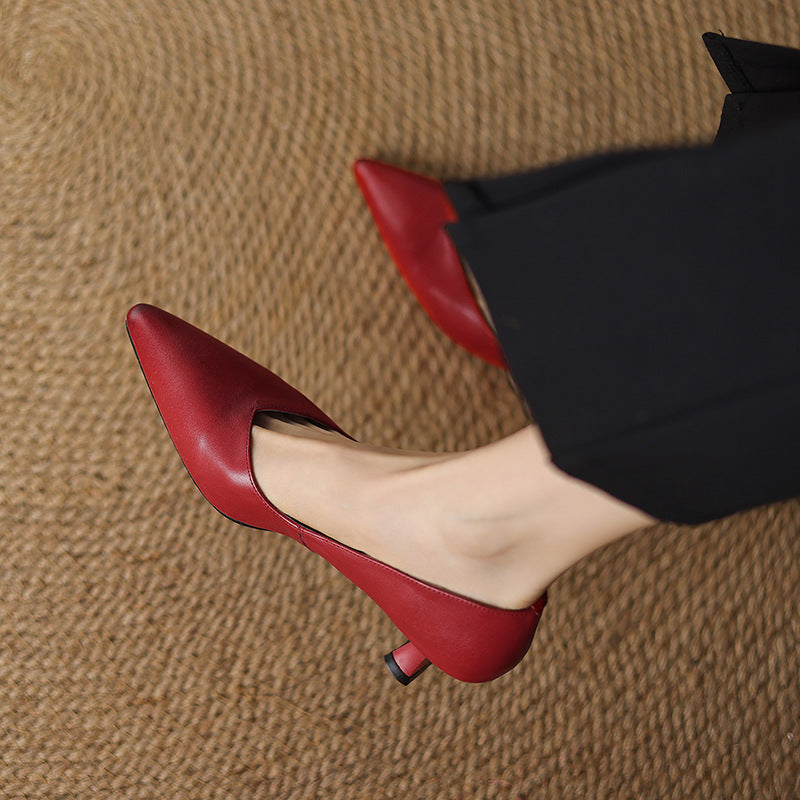 Anna-Berg | Genuine Leather Heels