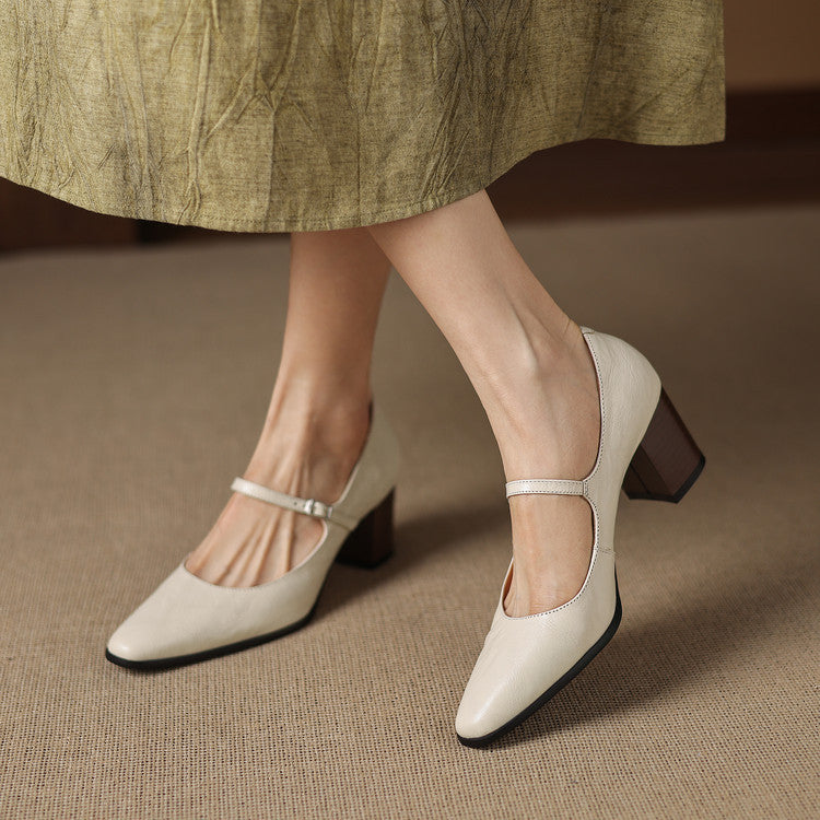 Anna-Berg | Genuine Leather Heels