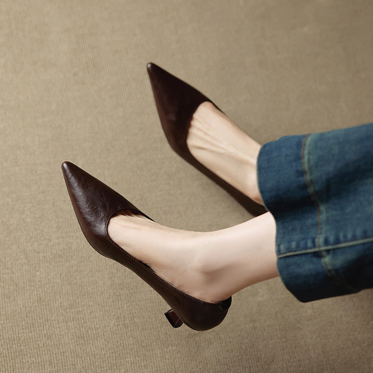 Anna-Berg | Genuine Leather Heels