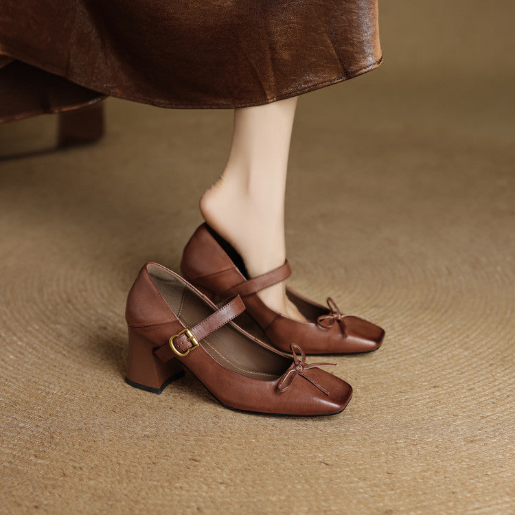 Anna-Berg | Genuine Leather Heels