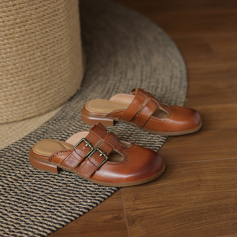Anna-Berg | Leather Mules
