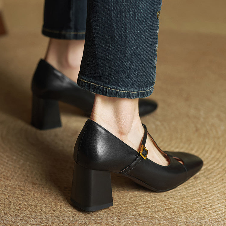 Anna-Berg | Genuine Leather Heels