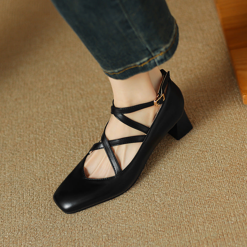 Anna-Berg | Leather Heels