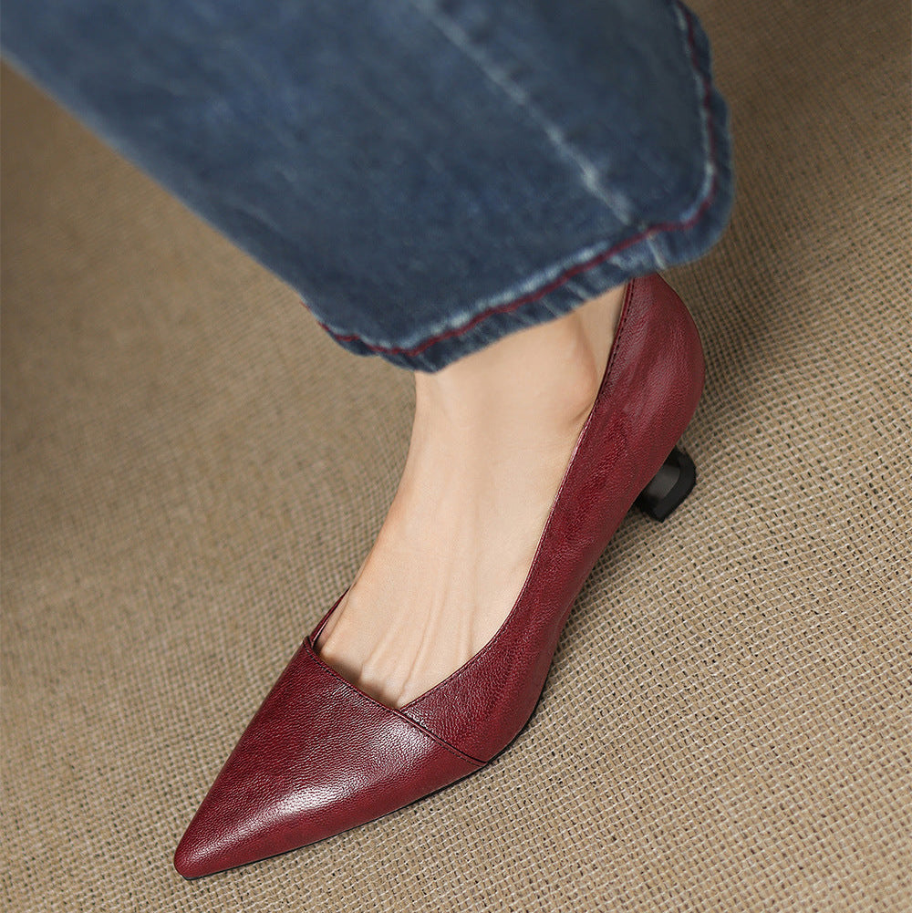 Anna-Berg | Genuine Leather Heels
