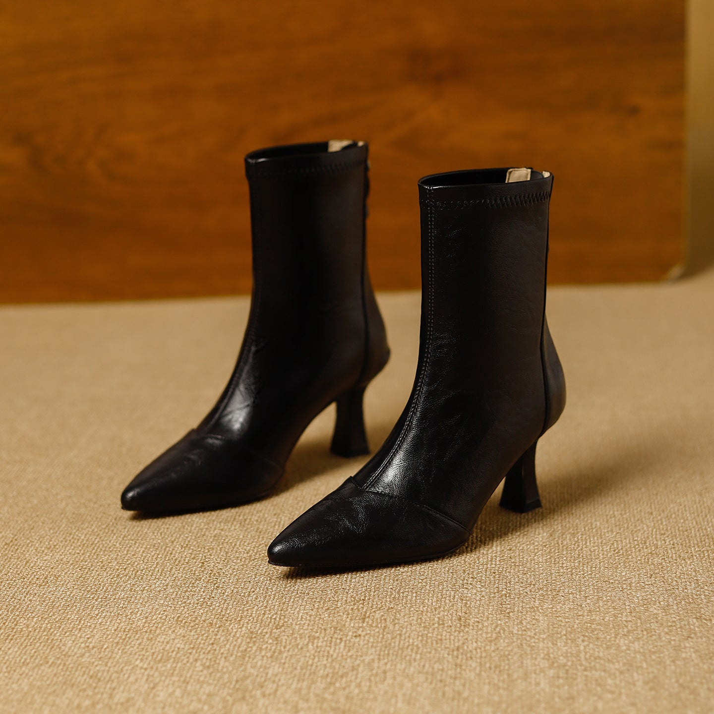 Anna-Berg | Leather Ankle Boots