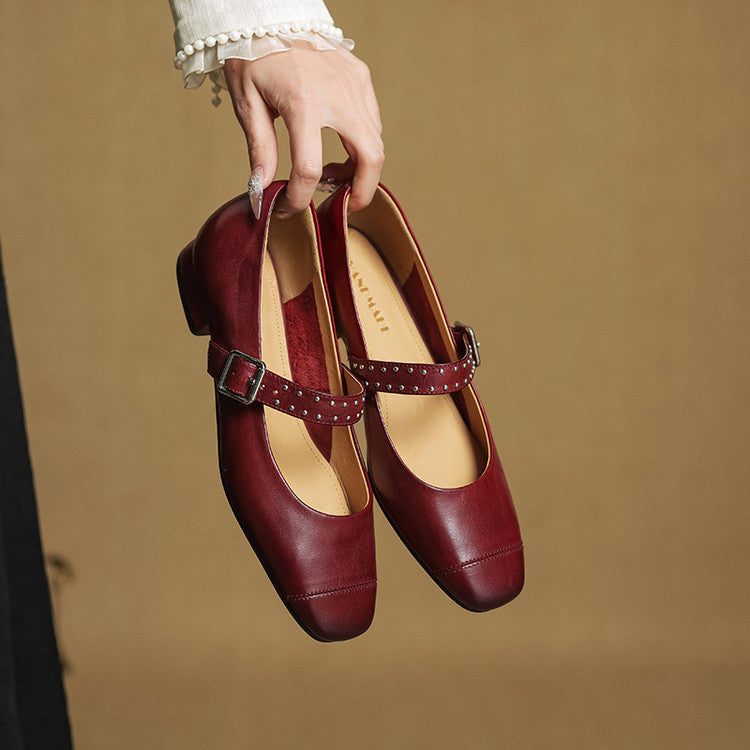 Anna-Berg | Genuine Leather Heels