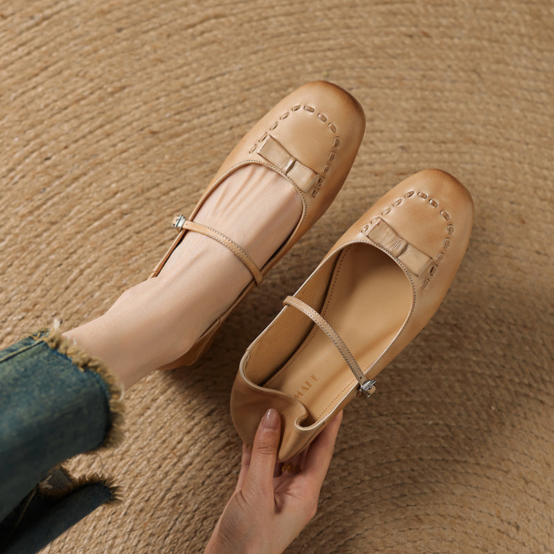 Anna-Berg | Genuine Leather Flats