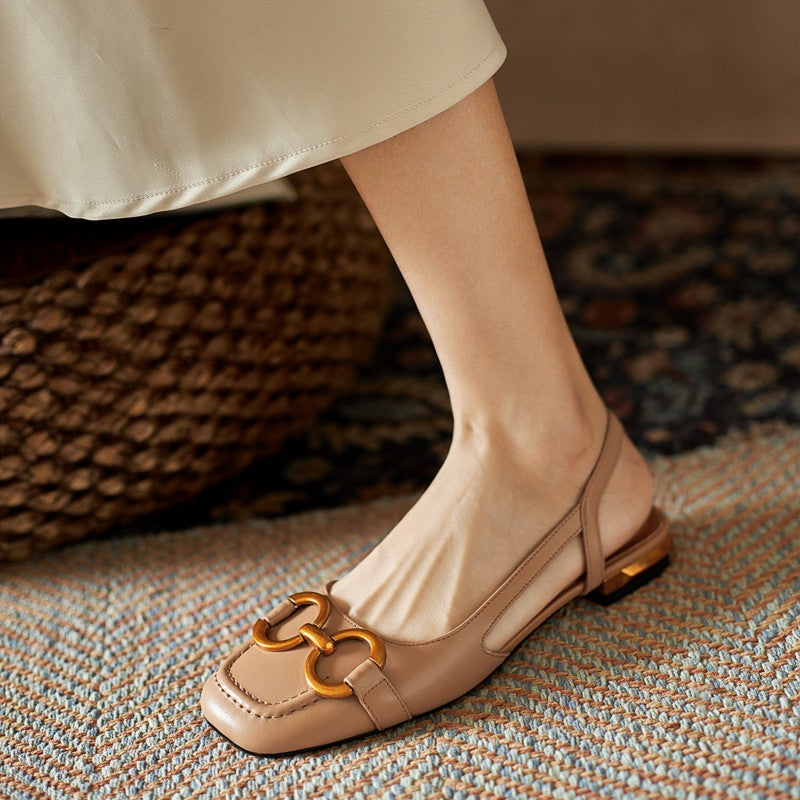 Anna-Berg | Slingback Heels in Leather