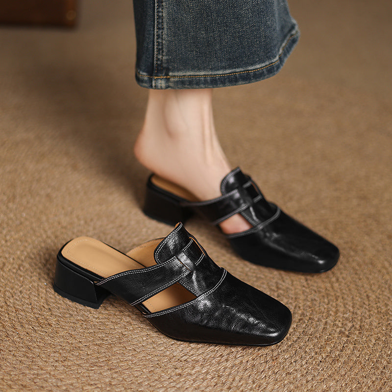 Anna-Berg | Genuine Leather Mules