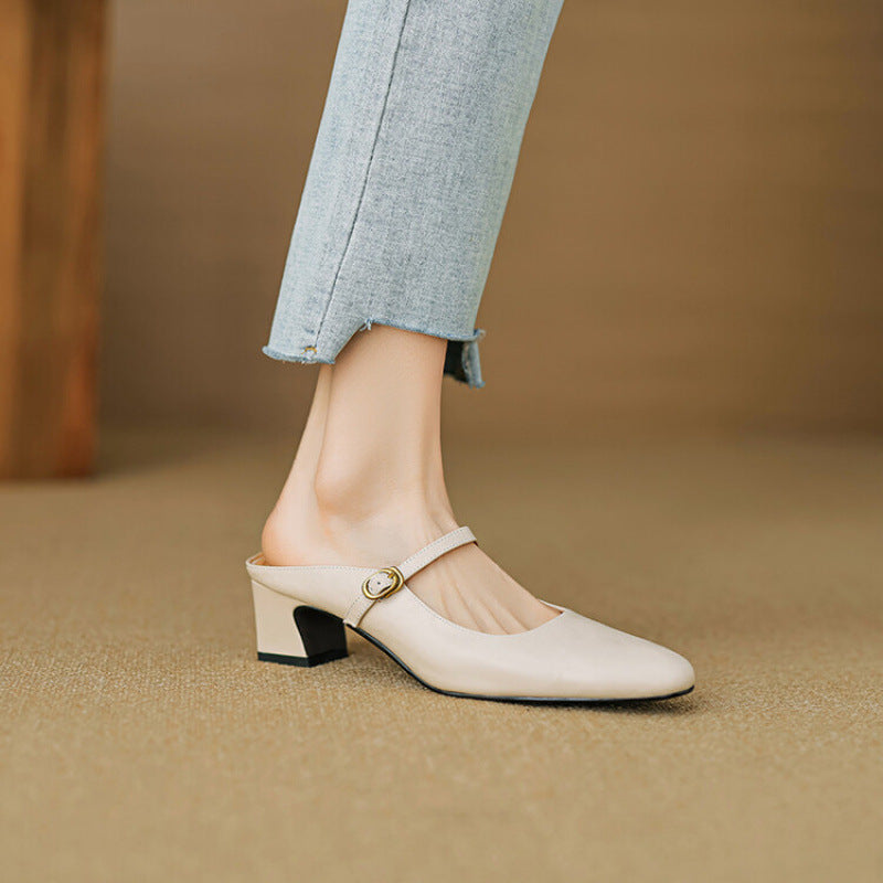 Anna-Berg | Genuine Leather Mules