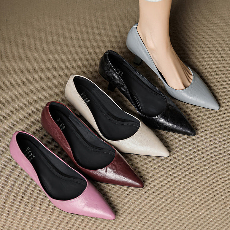 Anna-Berg | Genuine Leather Heels