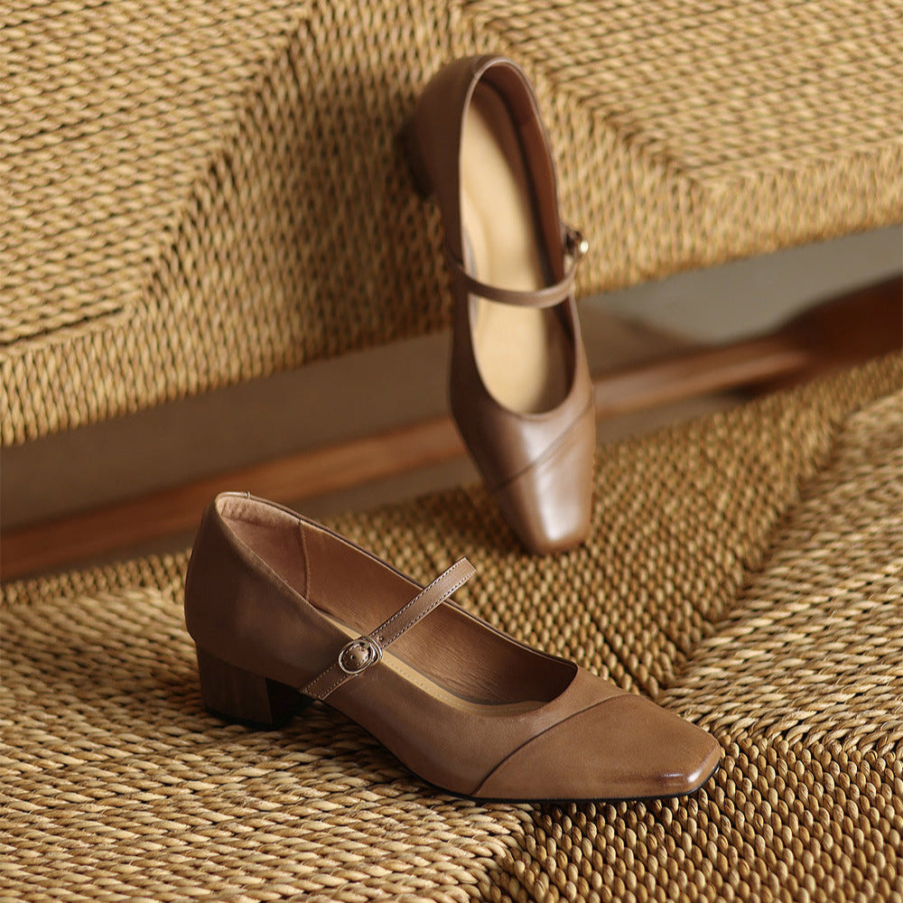Anna-Berg | Genuine Leather Heels