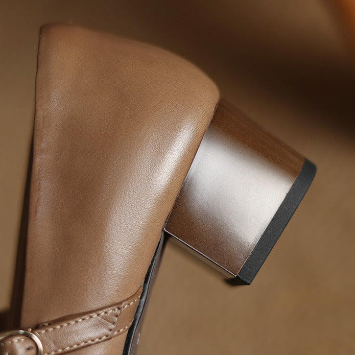 Anna-Berg | Genuine Leather Heels