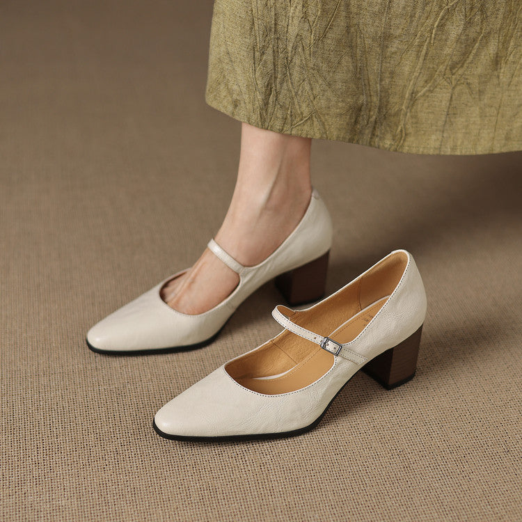 Anna-Berg | Genuine Leather Heels