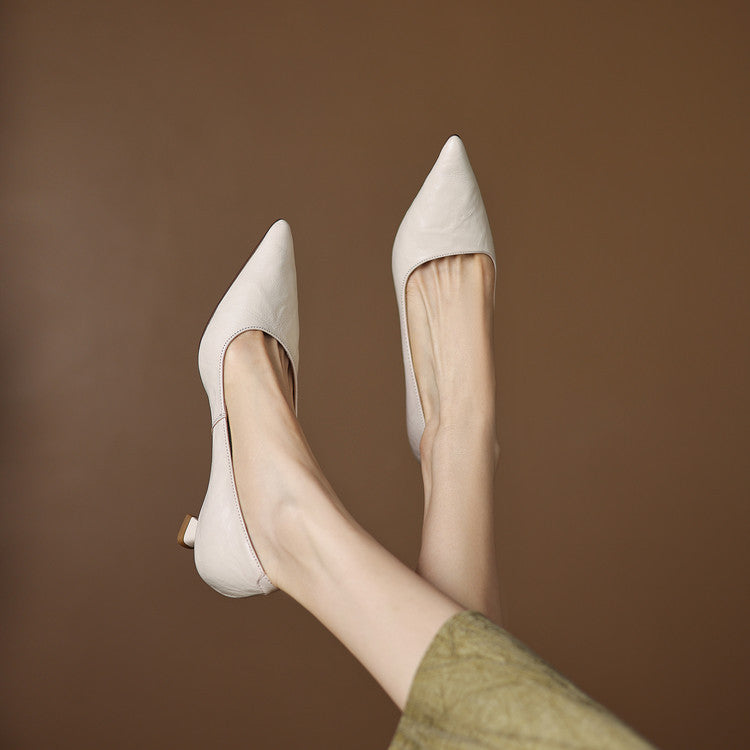 Anna-Berg | Genuine Leather Heels