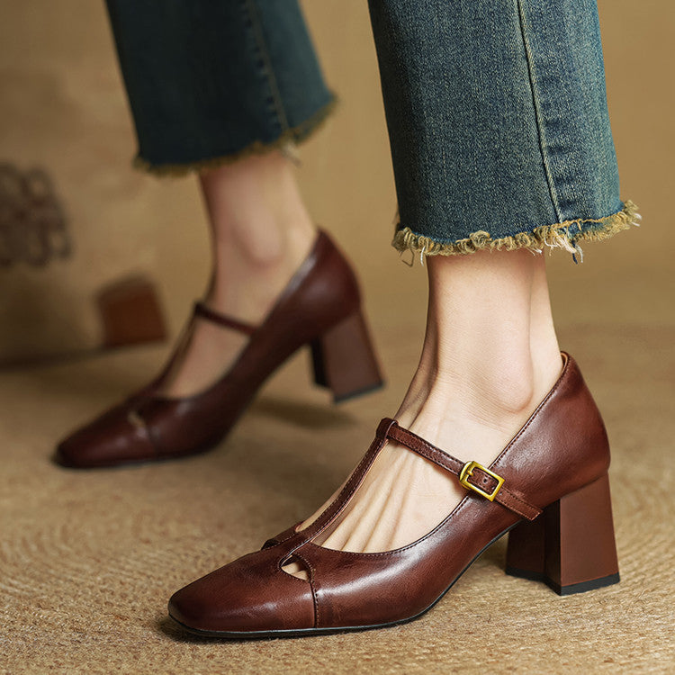 Anna-Berg | Genuine Leather Heels