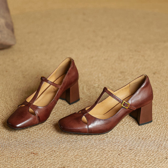 Anna-Berg | Genuine Leather Heels